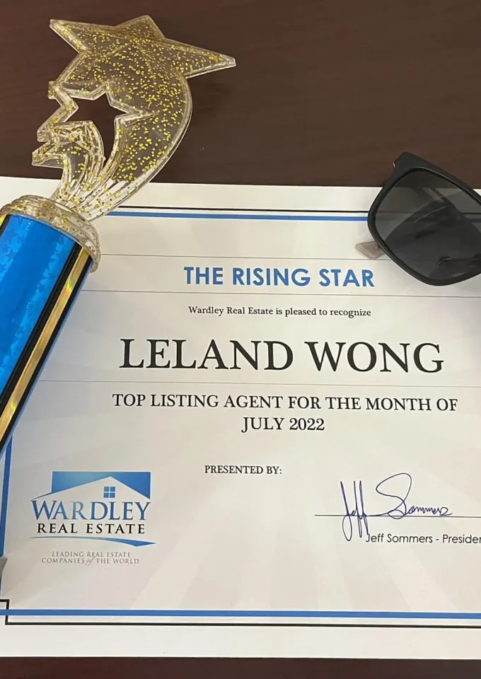 Rising Star award: Leland Wong, Top Listing Agent for July 2022